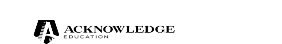 Acknowledge Education( Stott's College) Logo